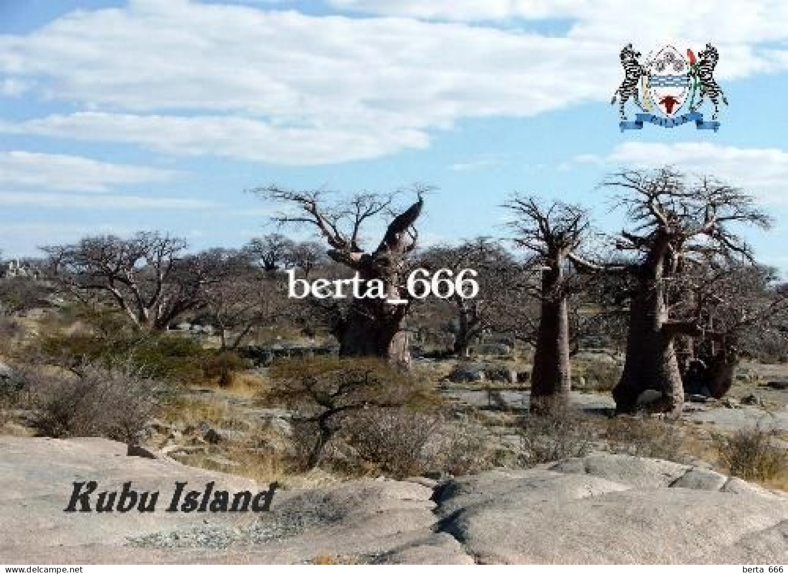 Botswana Kubu Island New Postcard - Botsuana