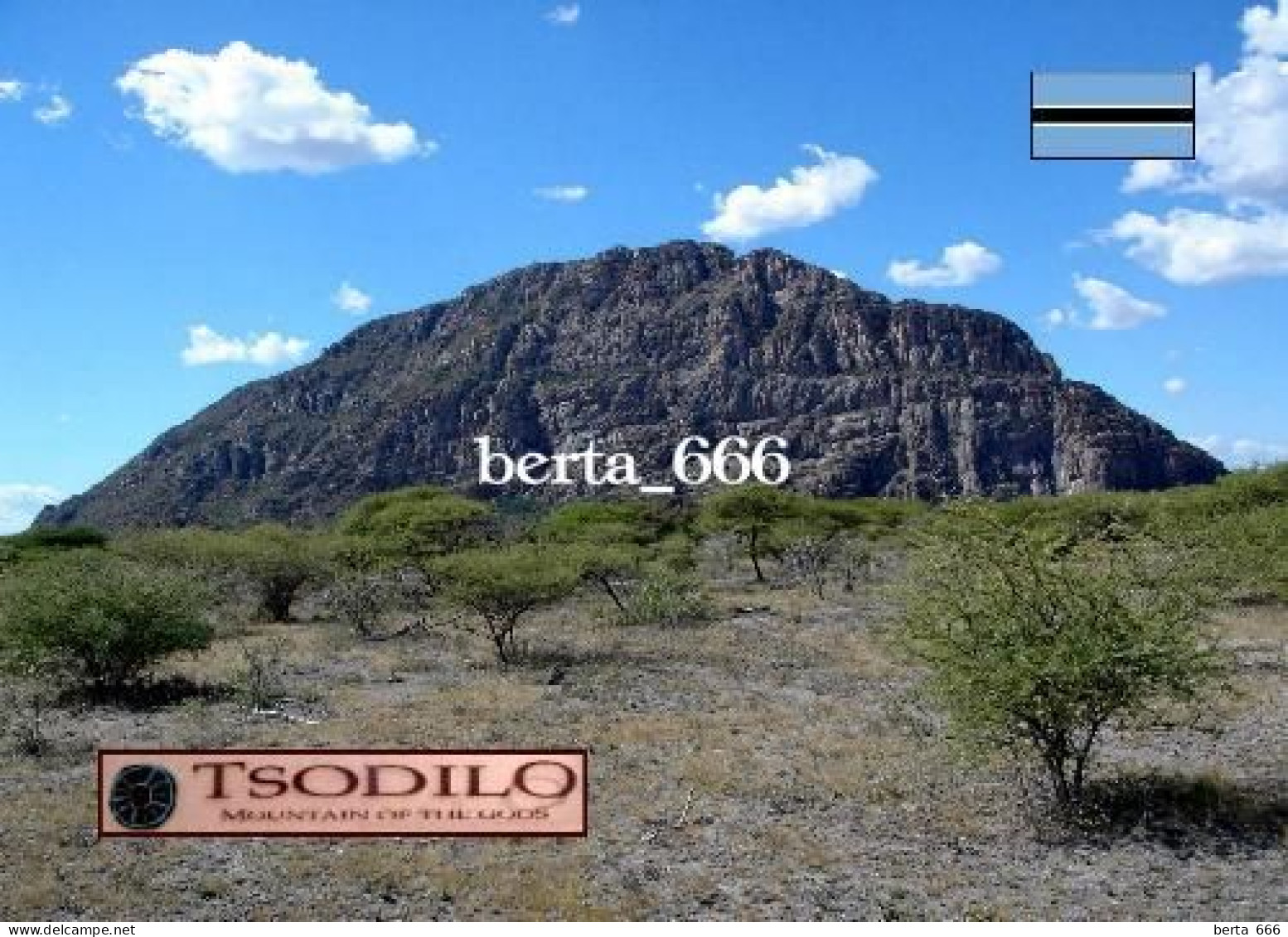 Botswana Tsodilo Hills UNESCO New Postcard - Botsuana