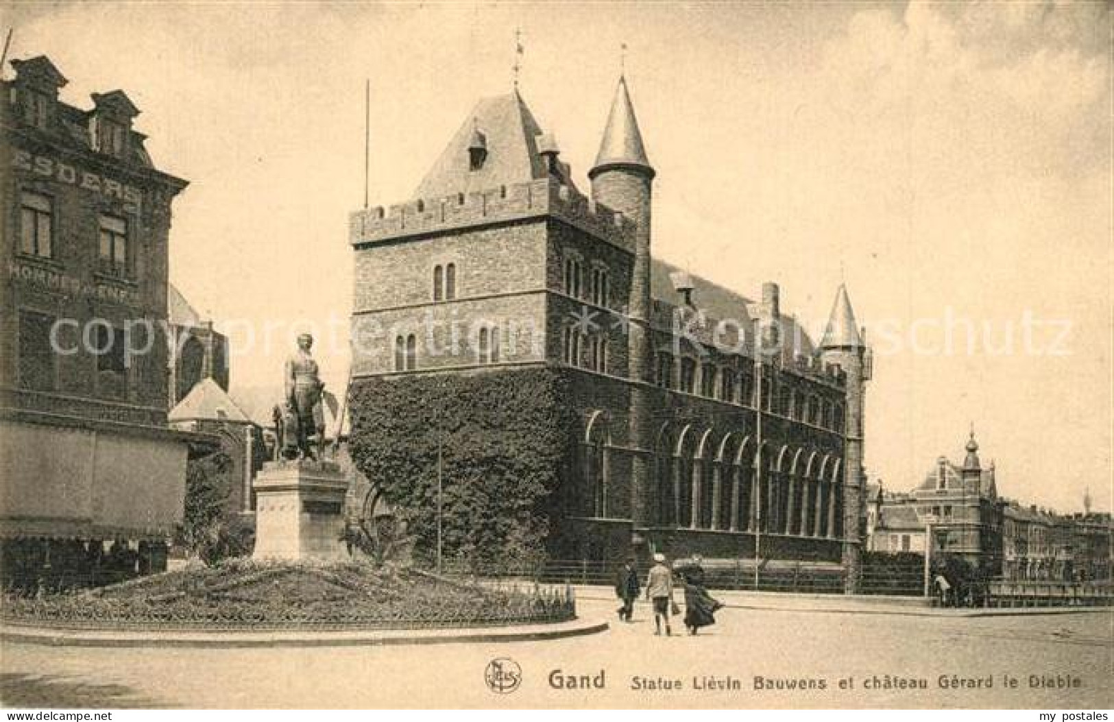 73337714 Gand Belgien Statue Lievin Bauwens Chateau Gérard Le Diable Serie 3 No  - Sonstige & Ohne Zuordnung