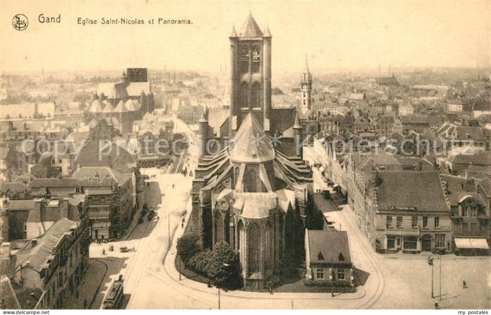 73337705 Gand Belgien Panorama Eglise Saint Nicolas Serie 3 No 27 Gand Belgien - Sonstige & Ohne Zuordnung