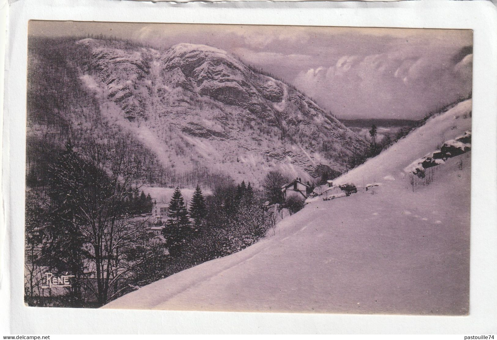 CPA :  14 X 9  -  MOREZ  Du  JURA.  -  La  Roche  Au  Dade - Morez