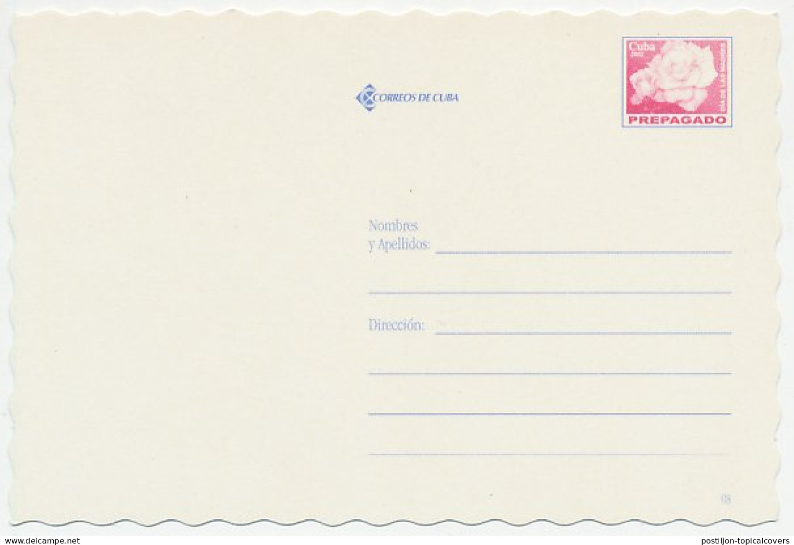 Postal Stationery Cuba 2002 Sunflower - Sonstige & Ohne Zuordnung