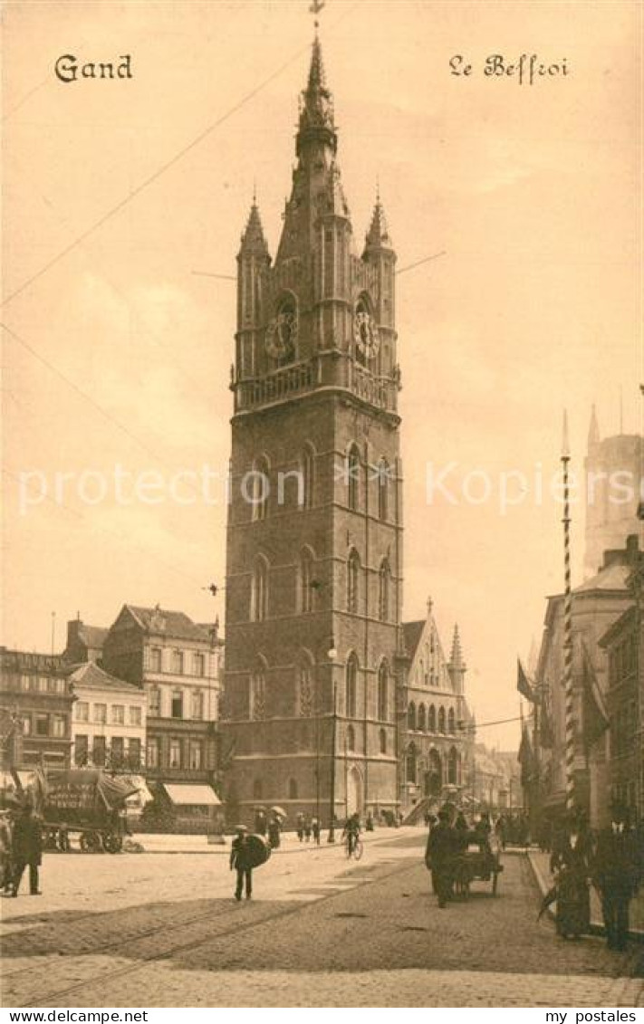 73337643 Gand Belgien Le Beffroi Glockenturm Gand Belgien - Sonstige & Ohne Zuordnung