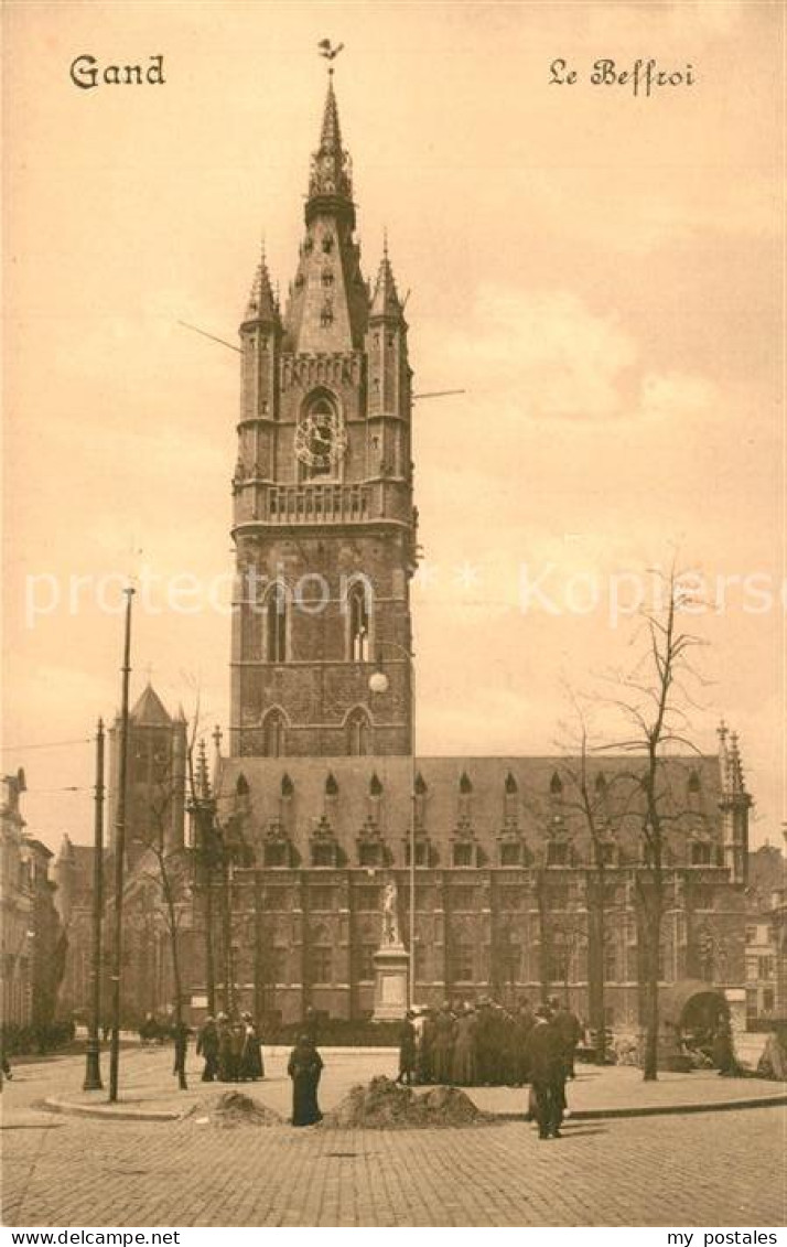 73337642 Gand Belgien Le Beffroi Glockenturm Gand Belgien - Sonstige & Ohne Zuordnung