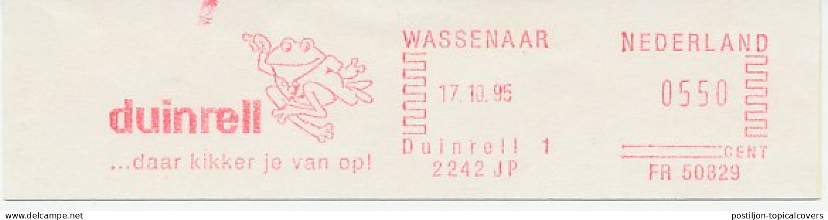 Meter Cut Netherlands 1995 Frog - Altri & Non Classificati