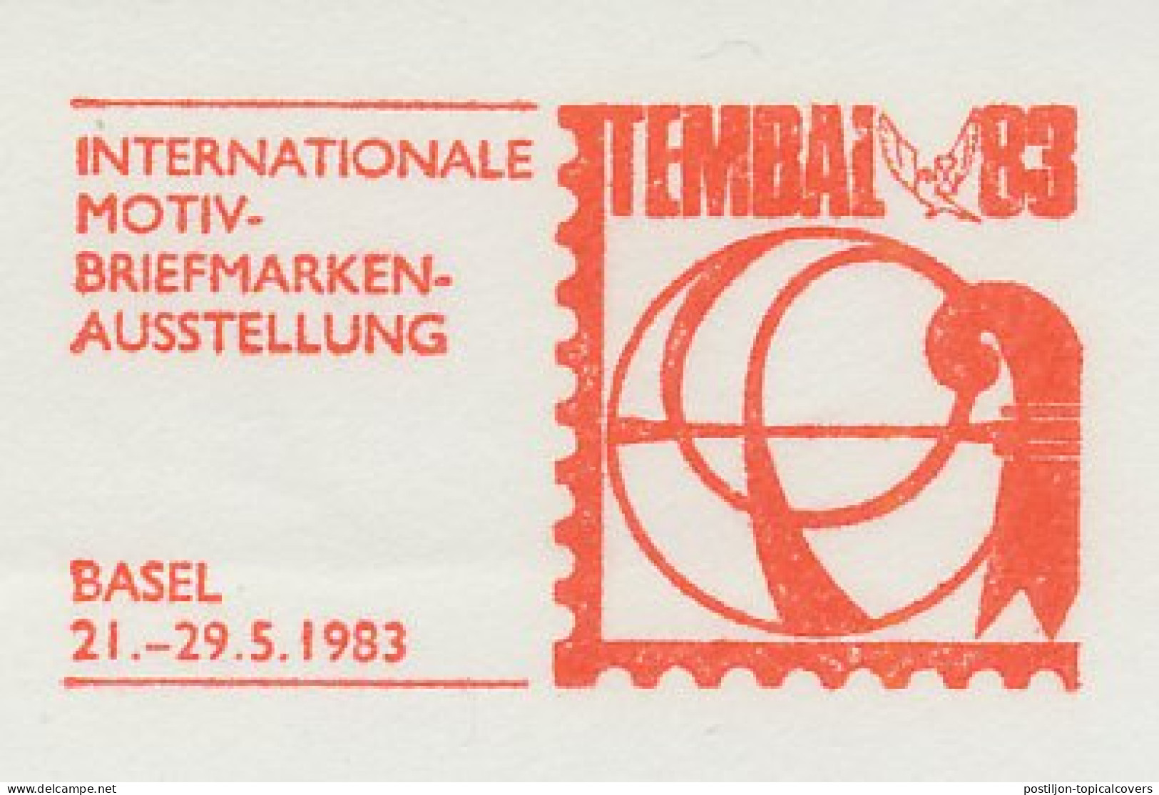 Meter Cut Switzerland 1982 Philatelic Exhibition - Tembal 83 - Autres & Non Classés