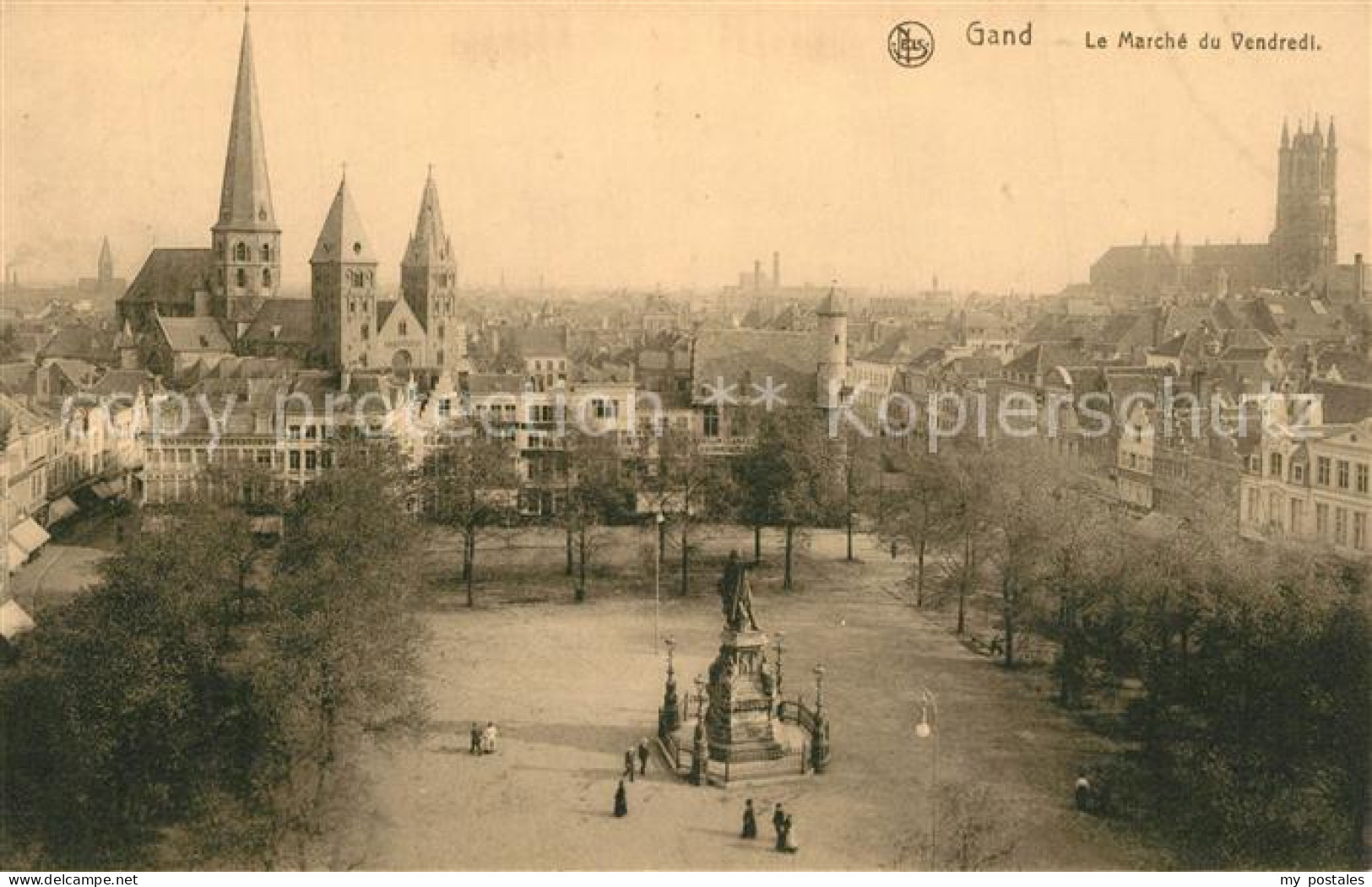 73337595 Gand Belgien Le Marché Du Vendredi Monument Serie 3 No 3 Gand Belgien - Autres & Non Classés