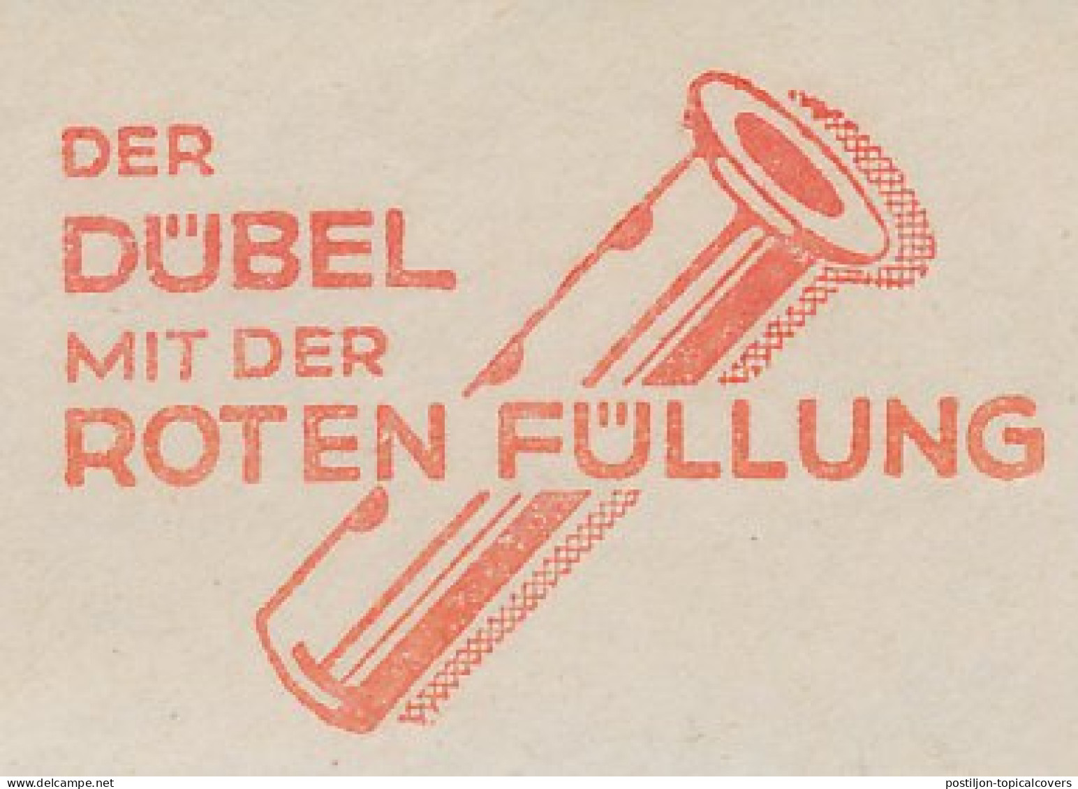 Meter Cut Germany 1953 Dowel - Autres & Non Classés