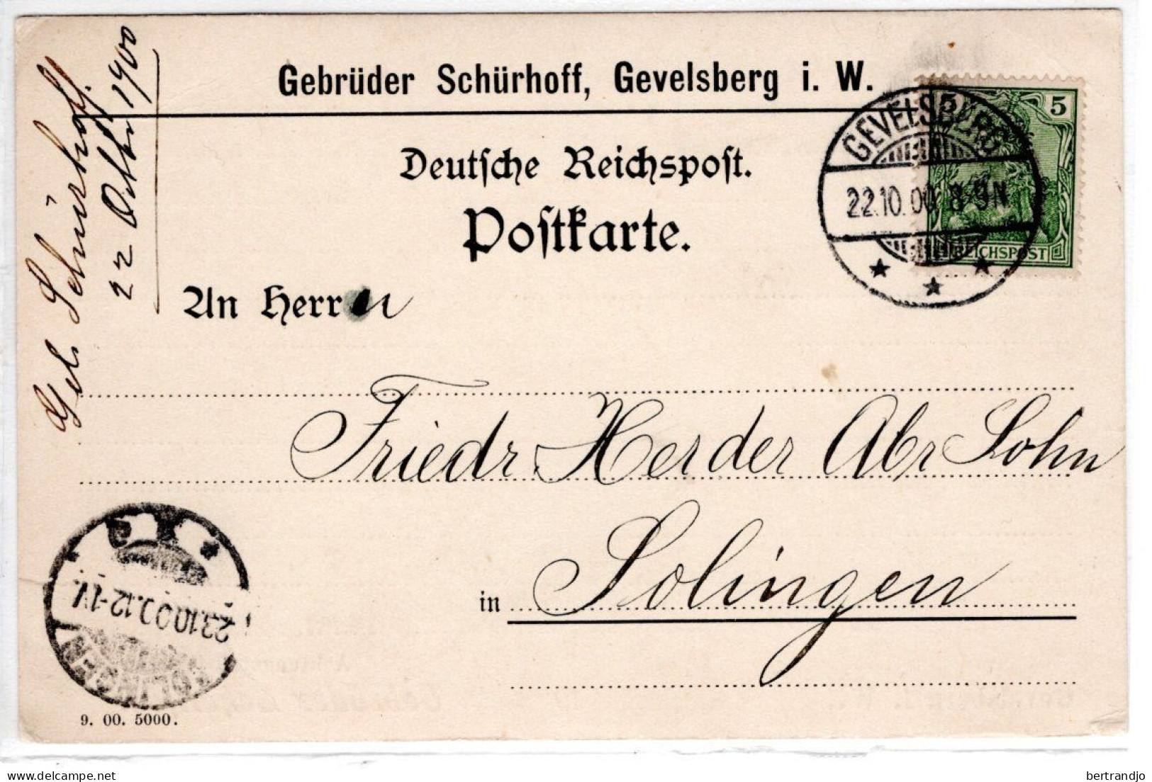 Postkarte Von Gevelsberg - Autres & Non Classés