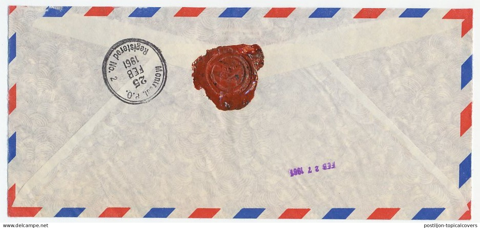 Registered Meter Cover Netherlands 1961 Ouroborus - Snake - Rotterdam - Other & Unclassified