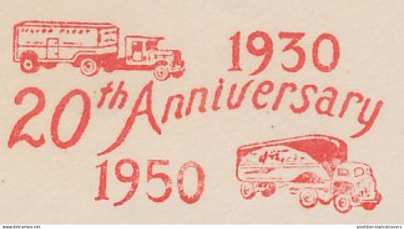 Meter Cut USA 1950 Trucks - Vrachtwagens