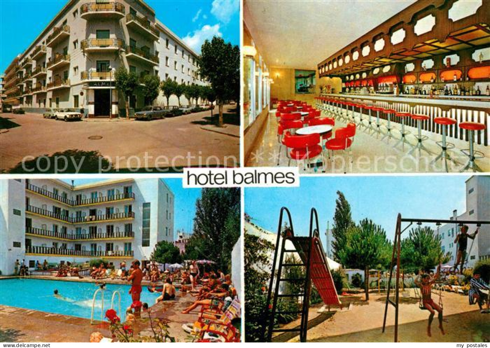 73337454 Calella Hotel Balmes Bar Swimmingpool Spielplatz Calella - Andere & Zonder Classificatie