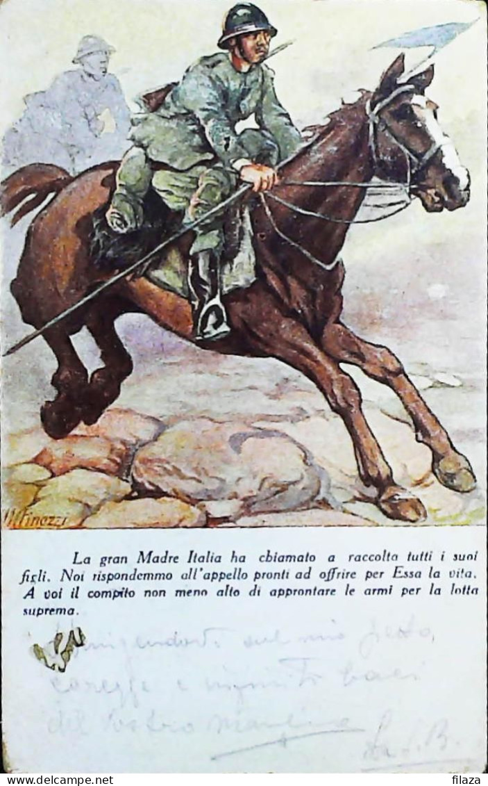 ITALY - WW1 – WWI Posta Militare 1915-1918 - Franchigia ILLUSTRATA (AGIAB) - S8086 - Poste Militaire (PM)
