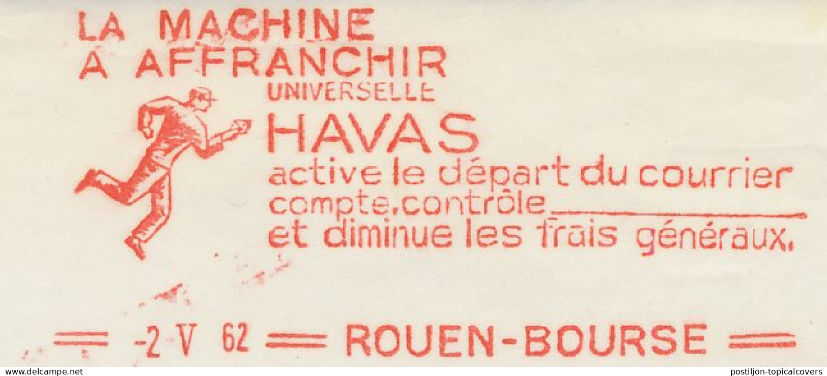 Meter Cut France 1962 Havas - Machine Labels [ATM]
