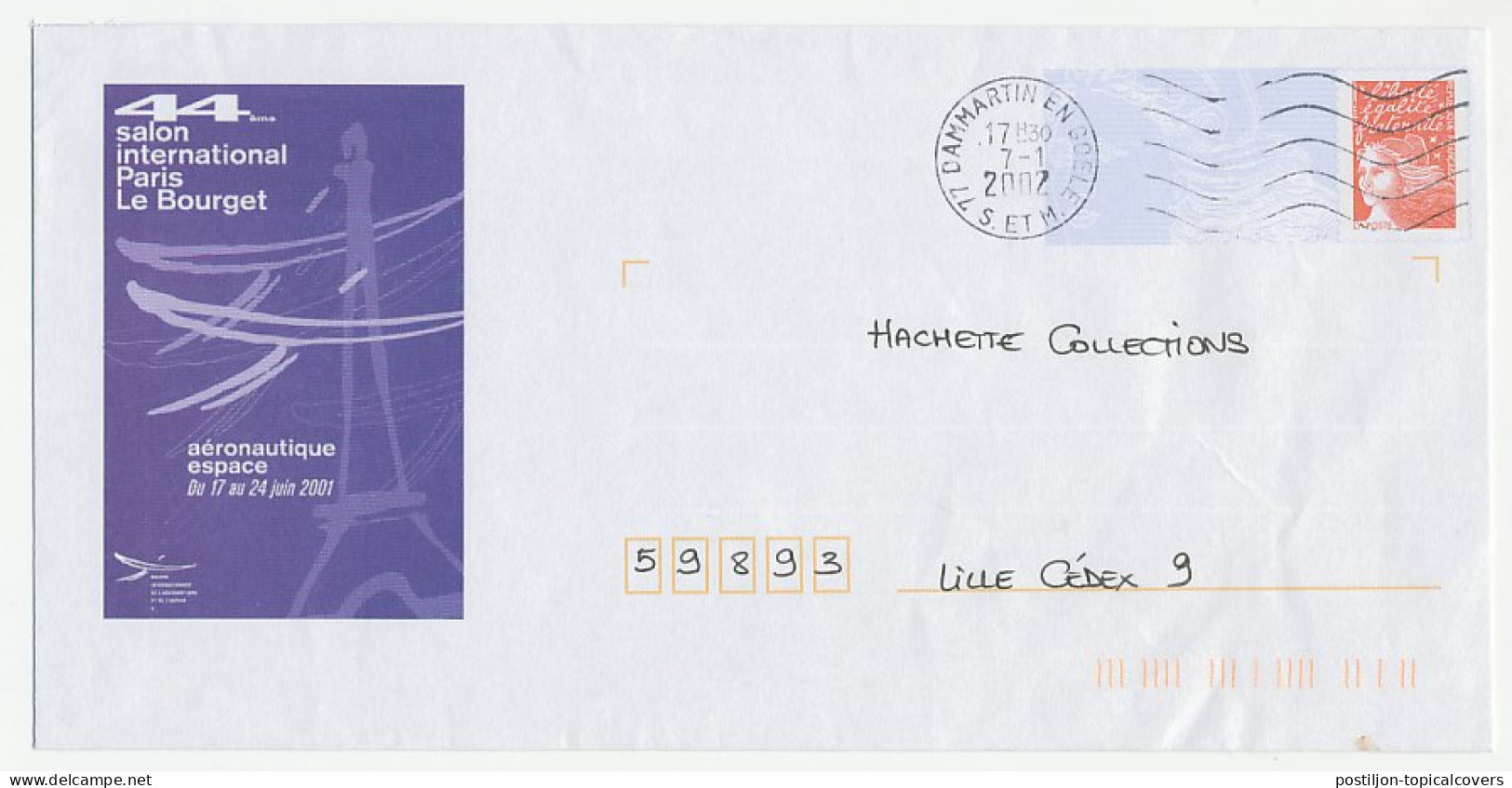 Postal Stationery / PAP France 2002 Aeronautics - Space - International Show - Sterrenkunde