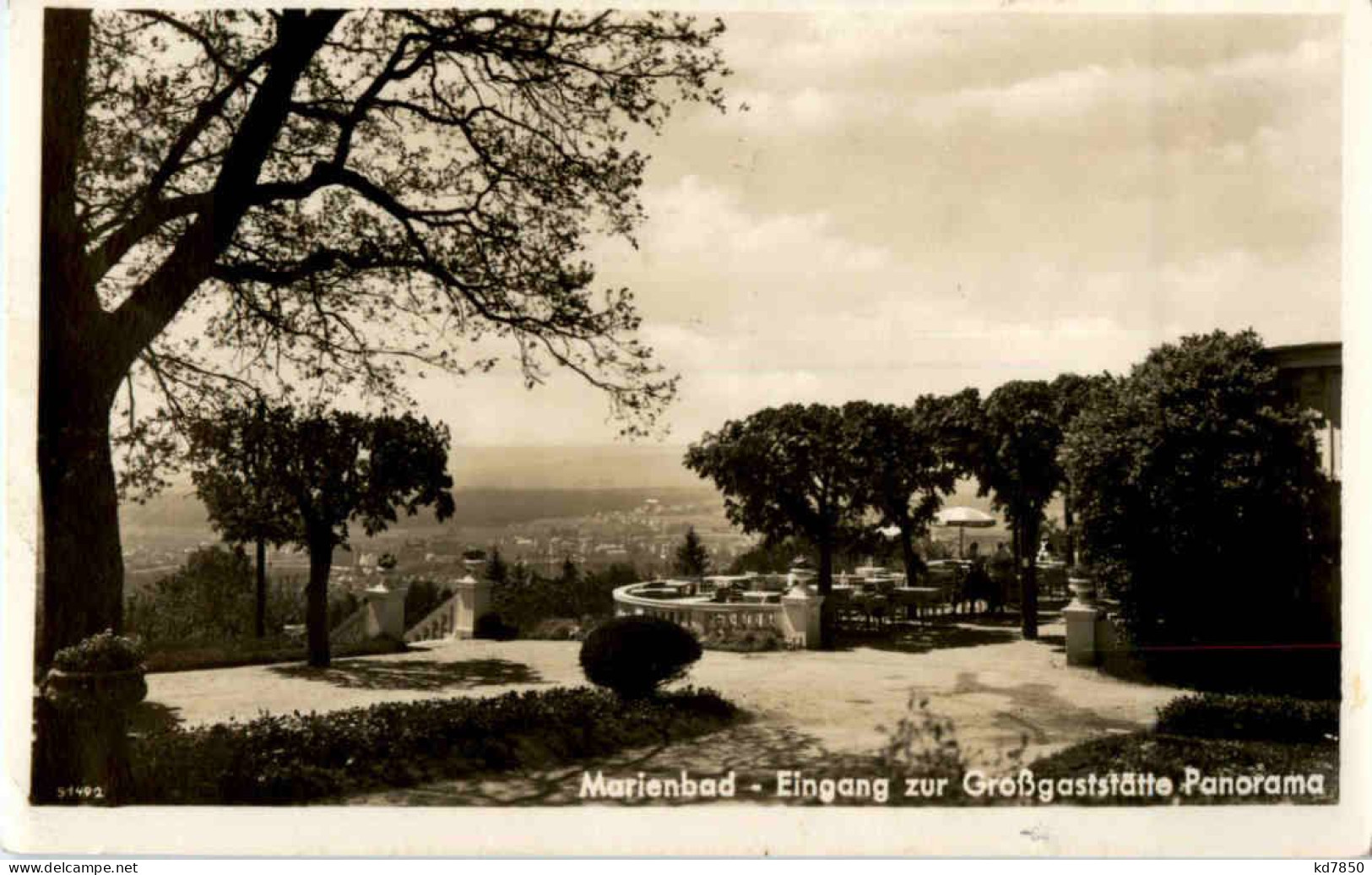 Marienbad - Eingang Zur Grossgaststätte Panorama - Boehmen Und Maehren