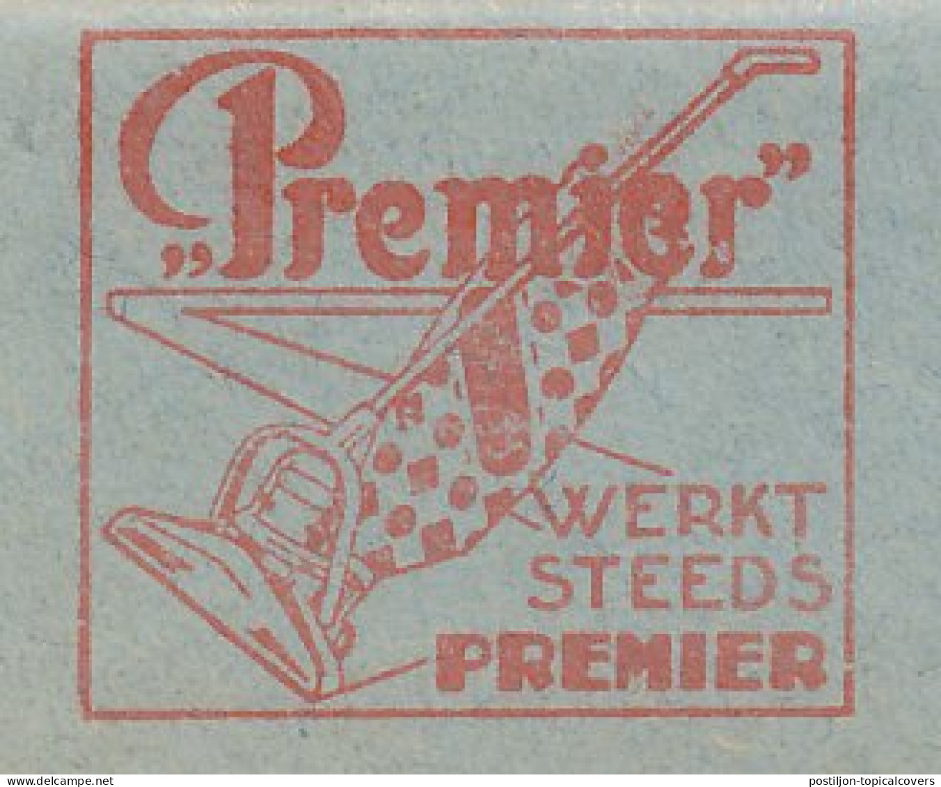 Meter Cut Netherlands 1937 Vacuum Cleaner - Premier - Ohne Zuordnung