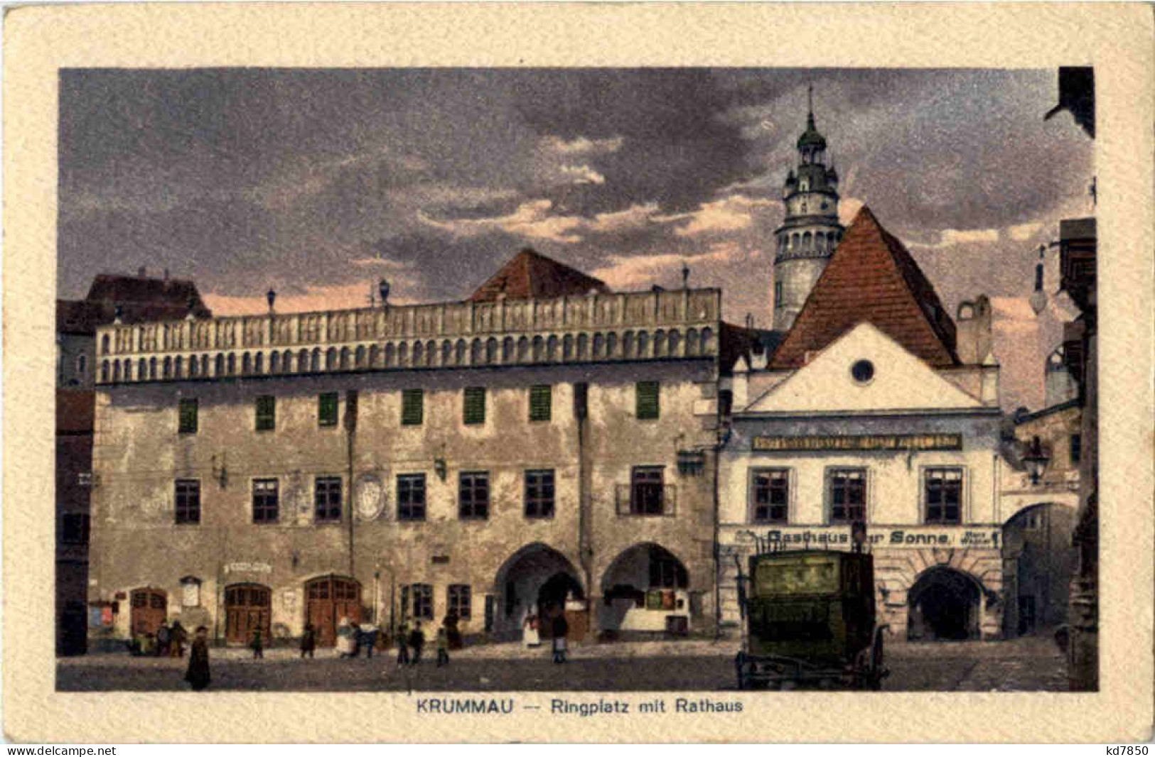 Krummau - Ringplatz - Bohemen En Moravië