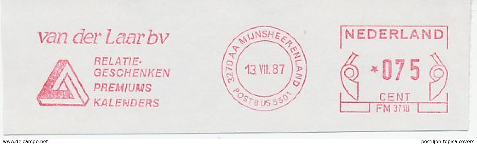 Meter Cut Netherlands 1987 Mathematical Figure - Other & Unclassified