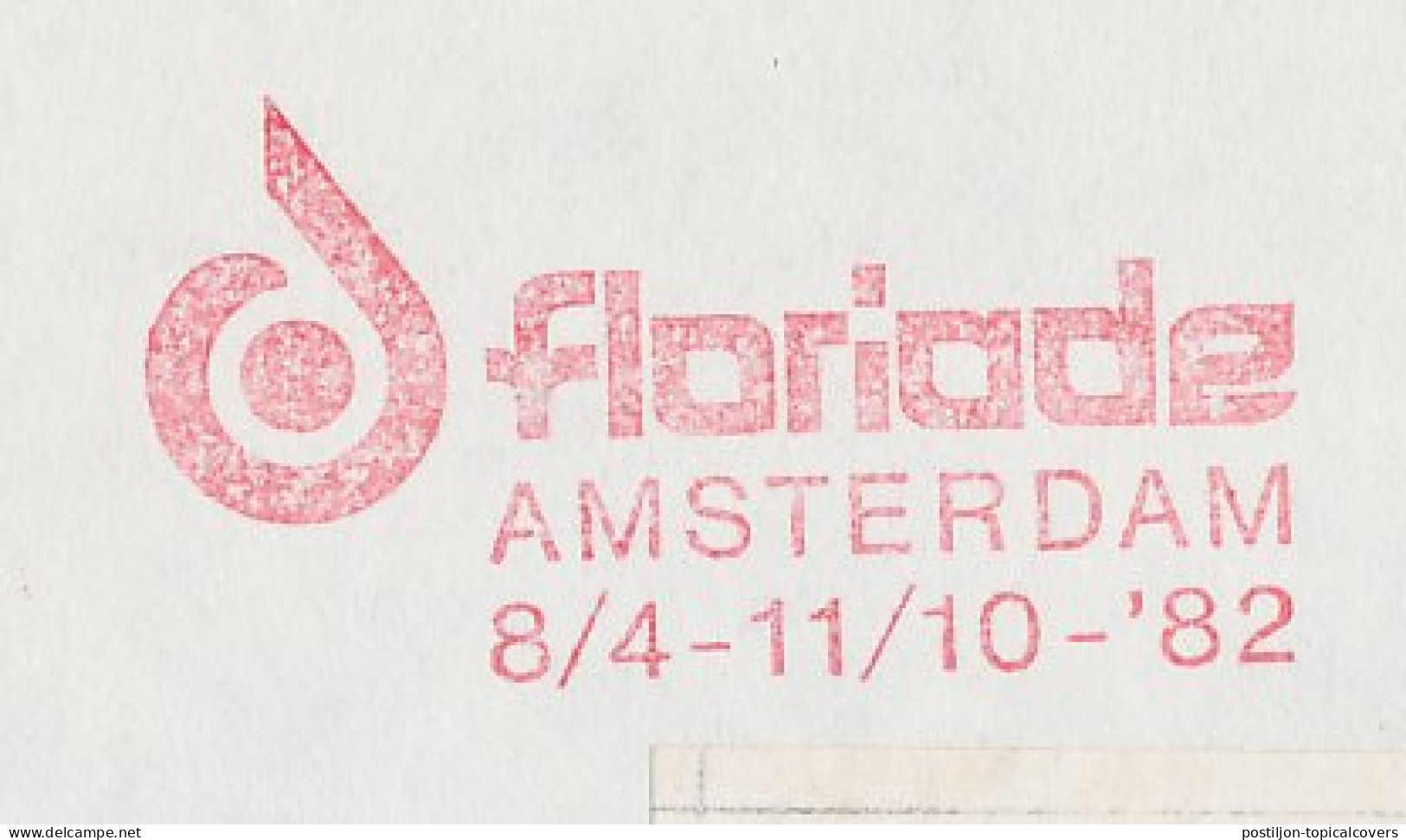 Meter Cover Netherlands 1983 Floriad Amsterdam 1982 - Alberi