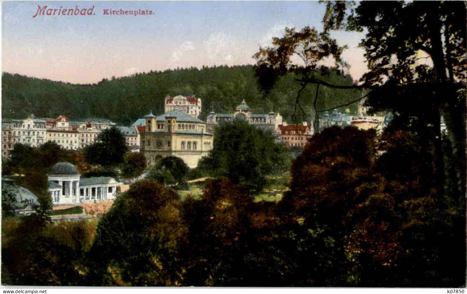 Marienbad - Kirchenplatz - Boehmen Und Maehren