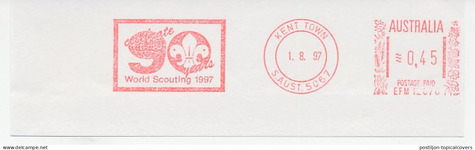 Meter Cut Australia 1997 90 Years World Scouting 1997 - Sonstige & Ohne Zuordnung