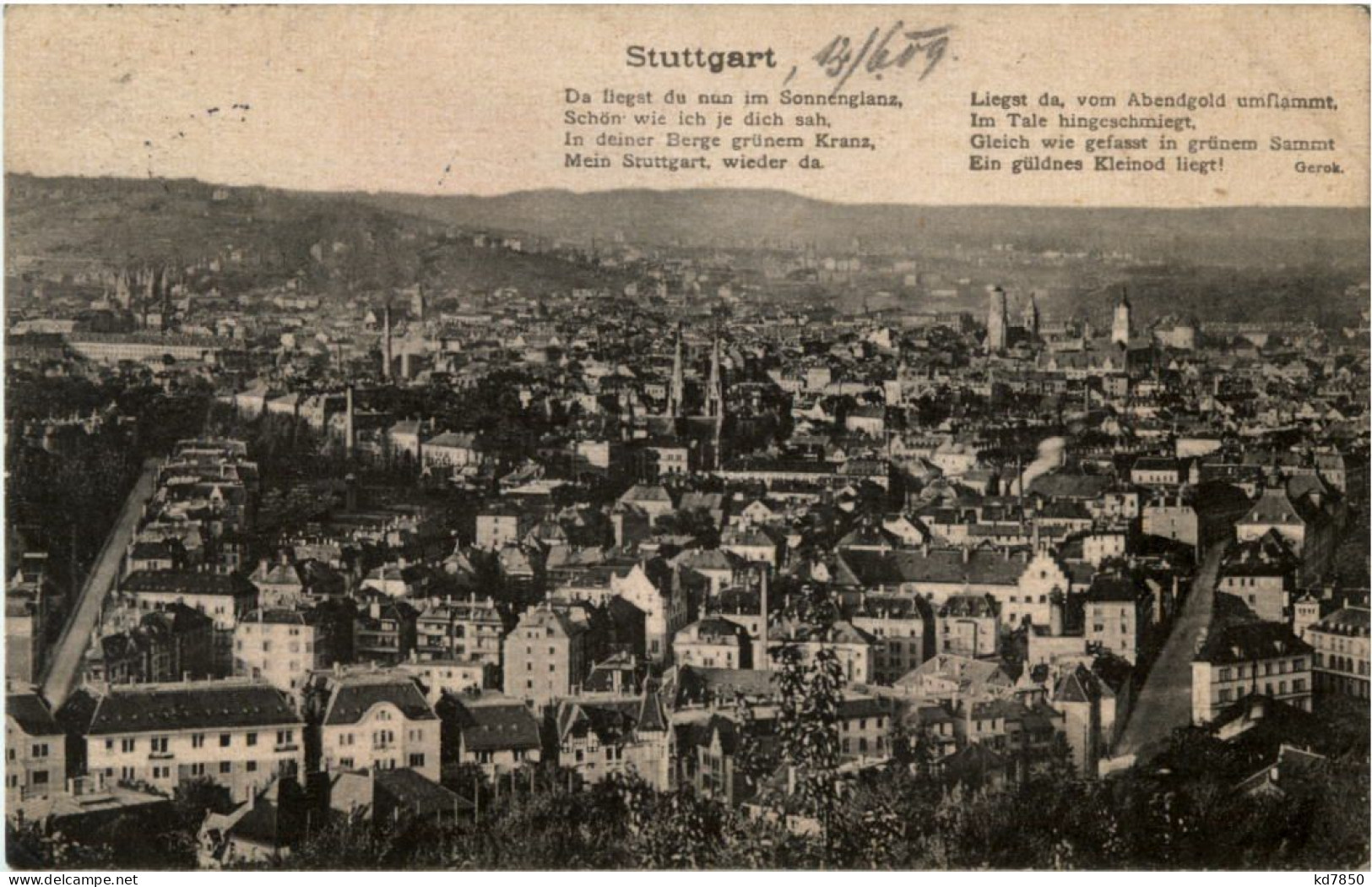 Stuttgart - 11. Handlungsgeholfentag 1909 - Stuttgart