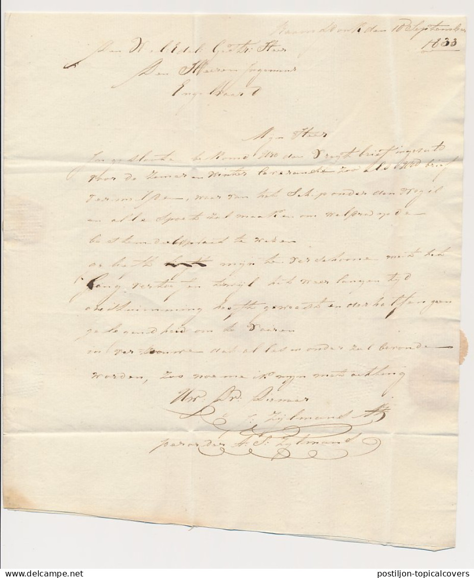 Distributiekantoor Raamsdonk - Gorinchem - Wissekerke 1833 - ...-1852 Precursori