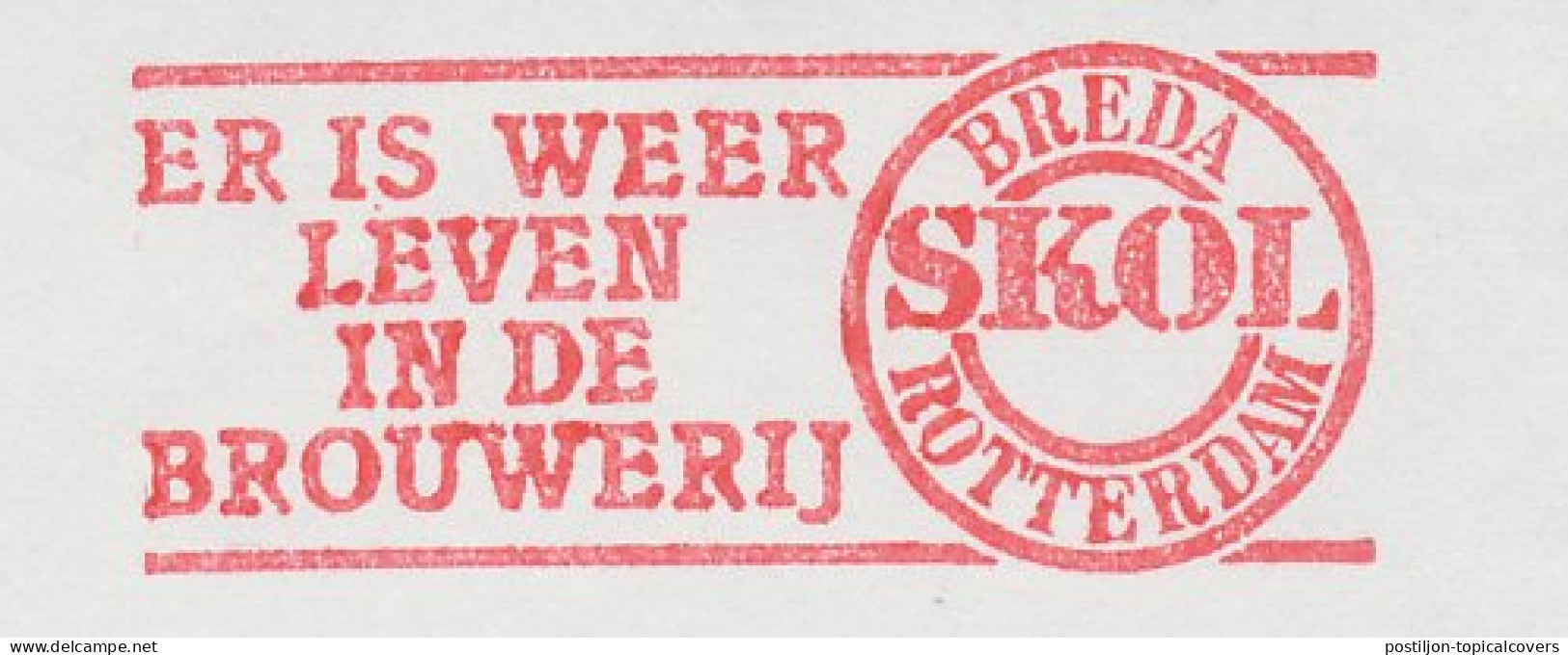 Meter Cut Netherlands 1983 Beer - Skol - Brewery - Wines & Alcohols