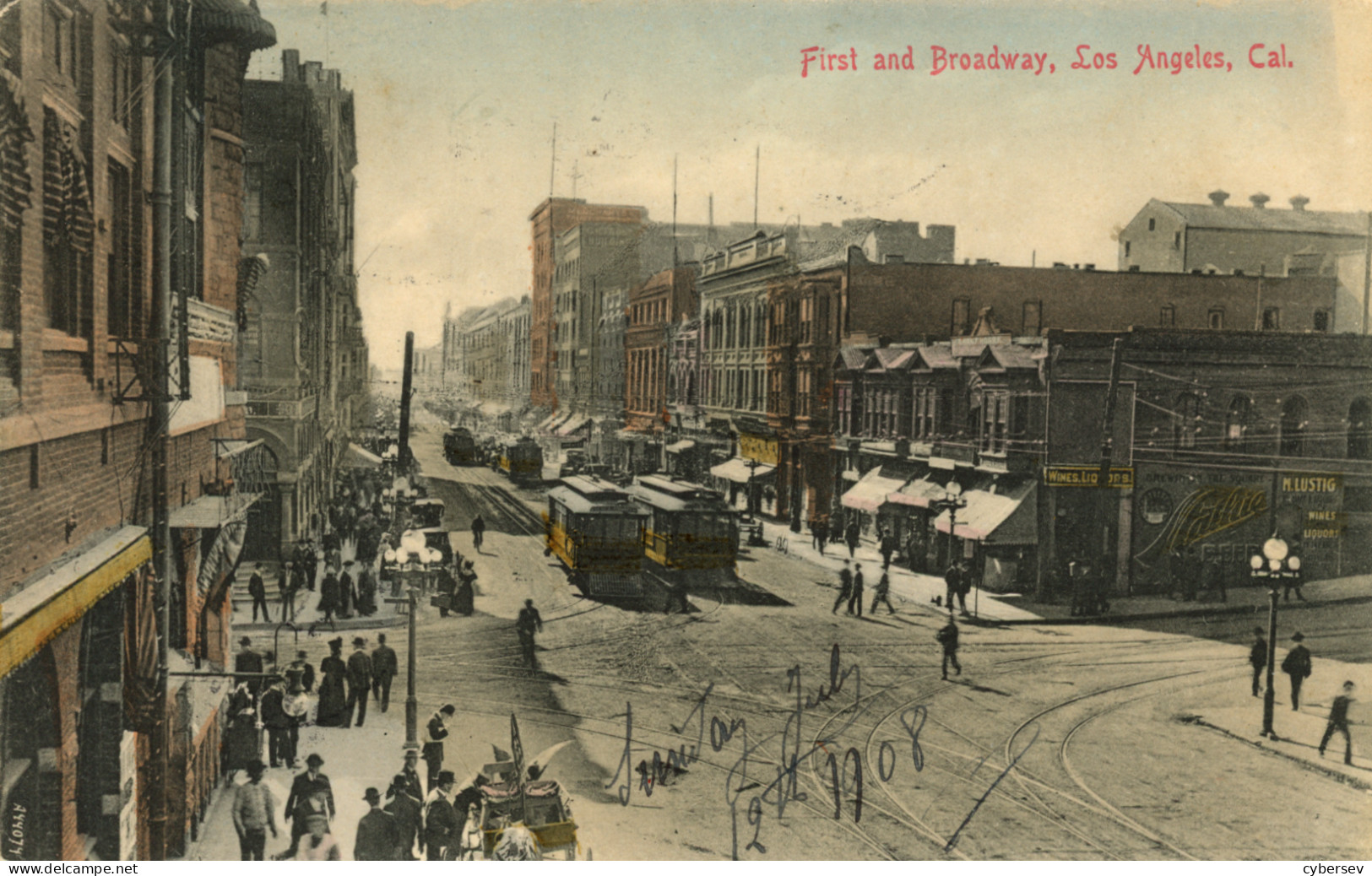 First And Broadway, Los Angeles, Cal. - Los Angeles