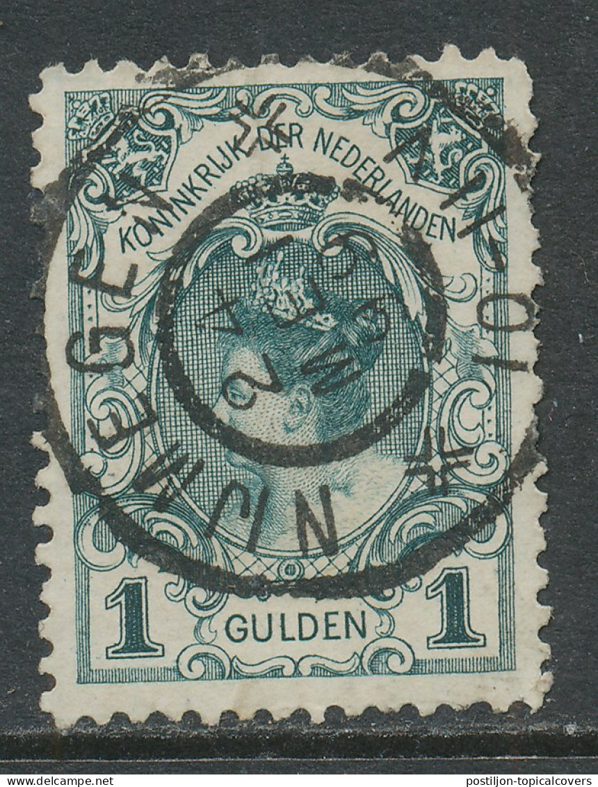 Em. 1898 Kroningszegel Grootrondstempel Nijmegen 1899 - Storia Postale