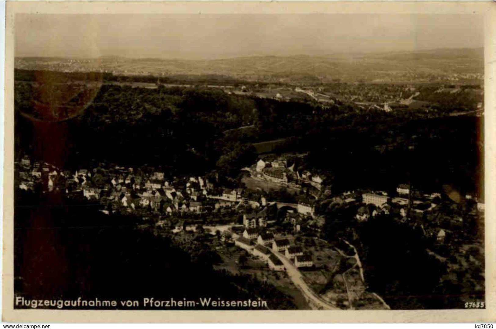 Pforzheim-Weissenstein - Flugzeugaufnahme - Pforzheim