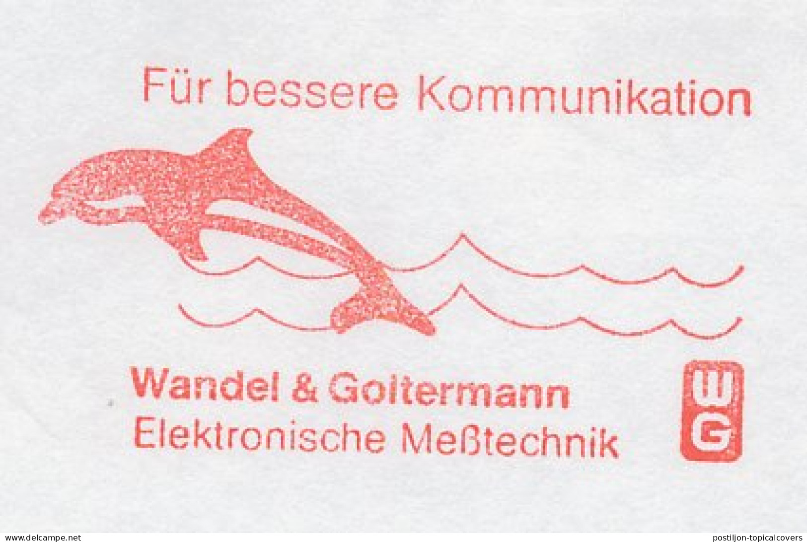 Meter Cut Germany 1994 Dolphin - Autres & Non Classés