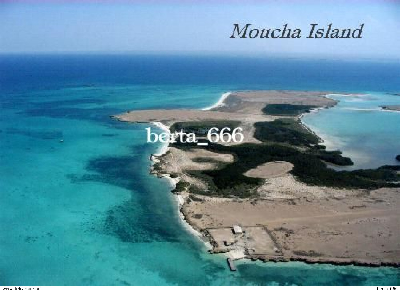 Djibouti Moucha Island Aerial View New Postcard - Djibouti