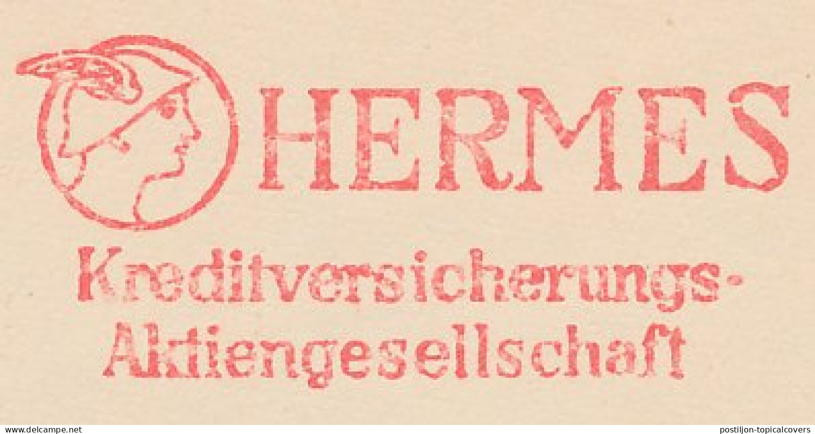 Meter Cut Germany 1959 Hermes - Mercurius - Mitologia