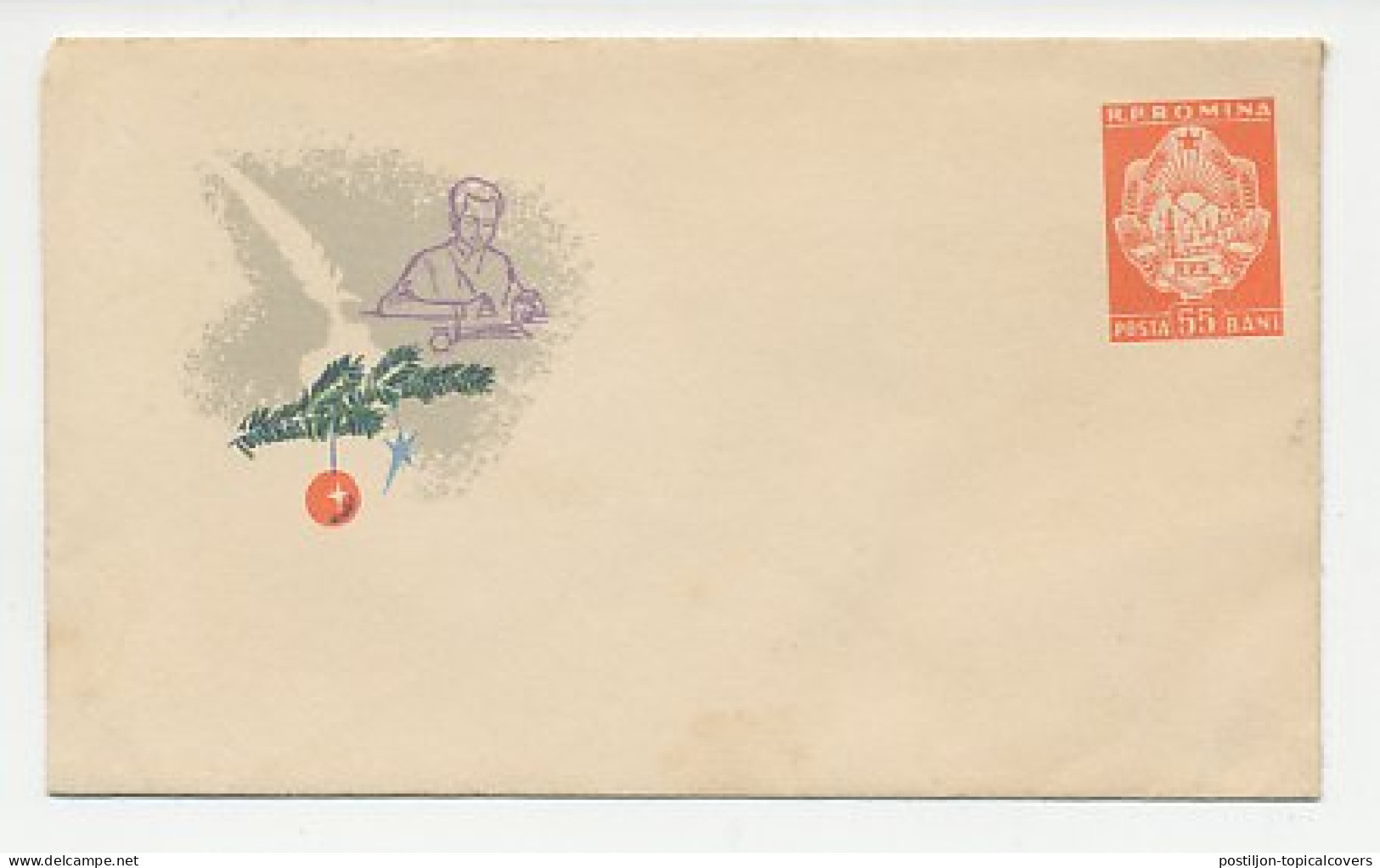 Postal Stationery Romania 1963 Writing Christmas Letter / Card - Unclassified