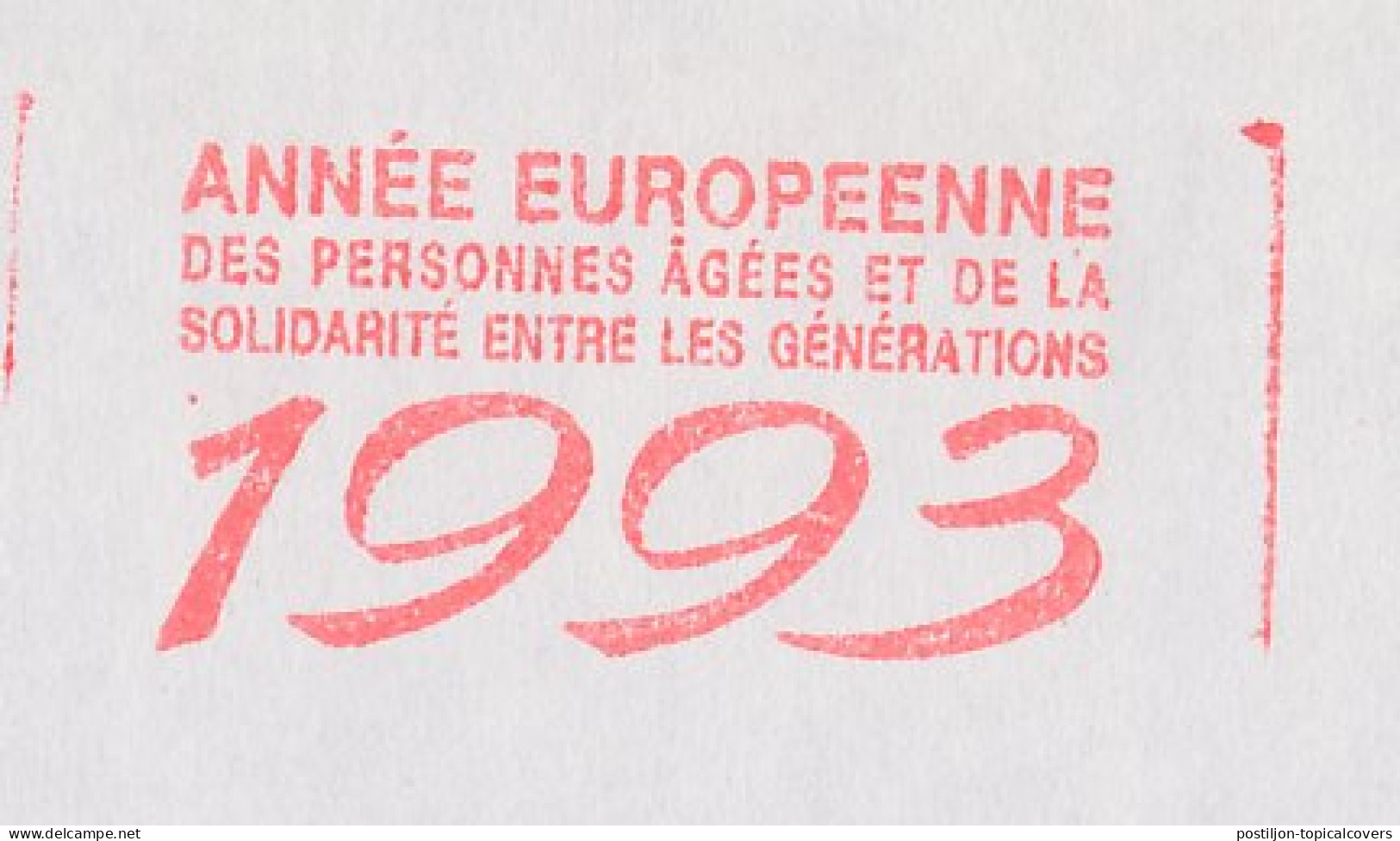 Meter Cover Belgium 1993 Commission Of The European Communities -  - Institutions Européennes