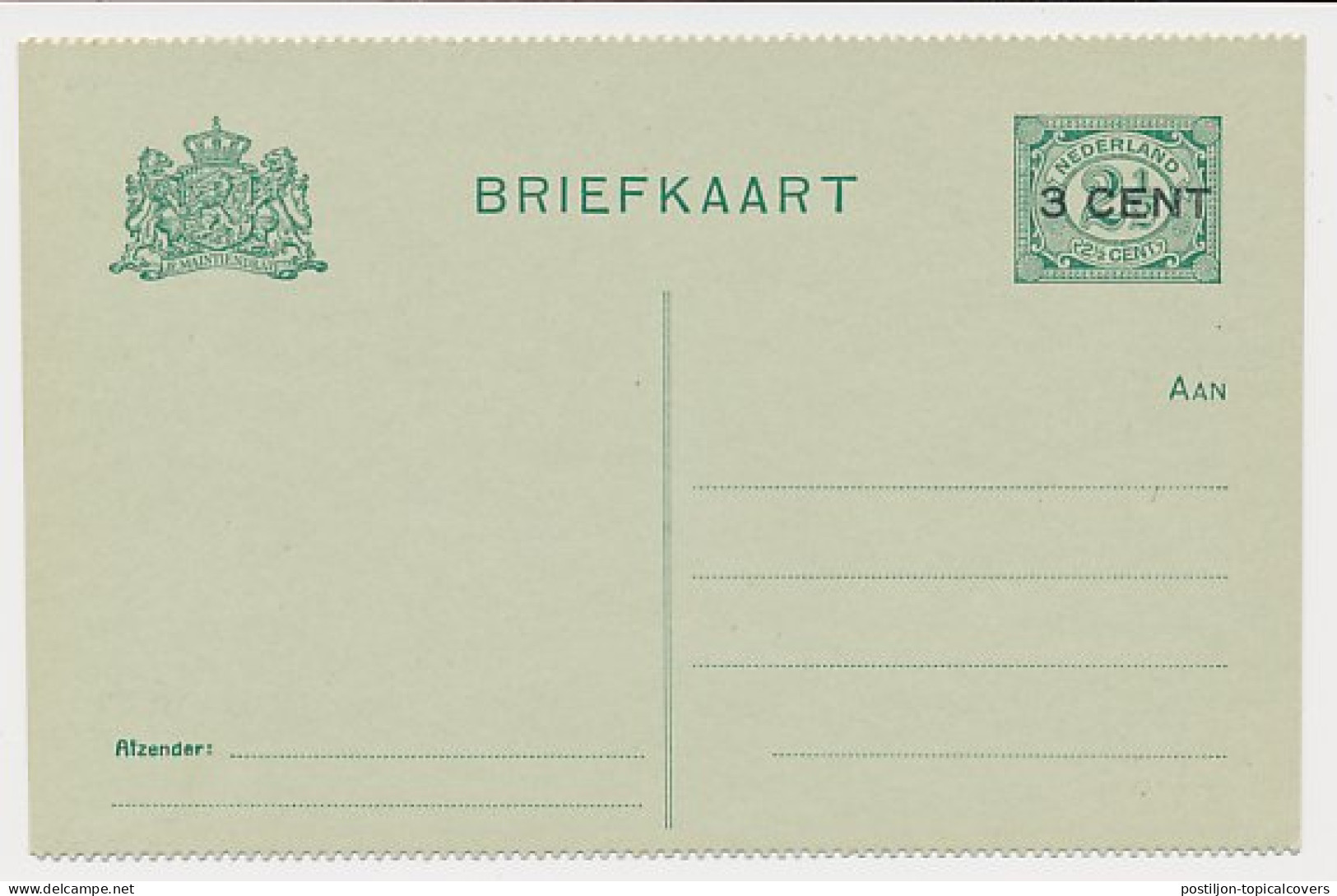 Briefkaart G. 96 B I - Entiers Postaux