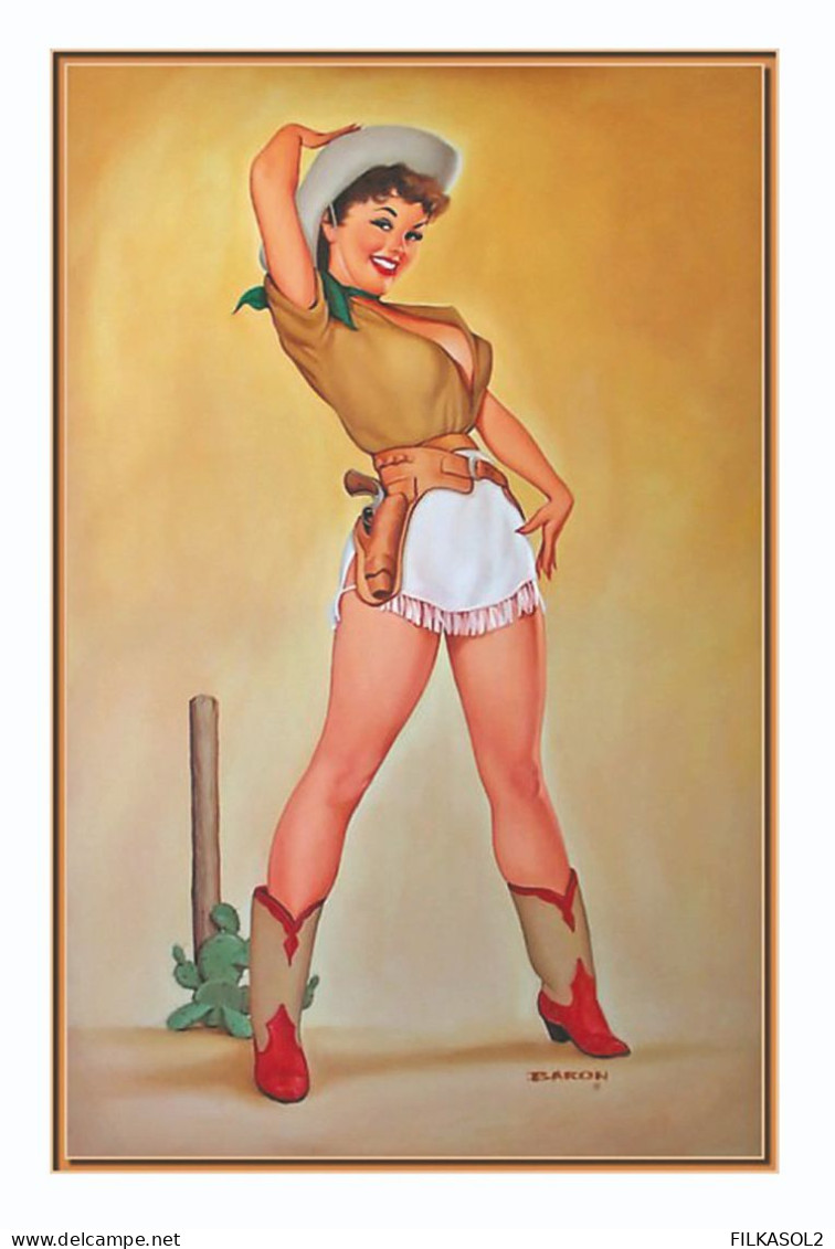 Baron Von Lind Pin Ups Carte Postale - Pin-Ups