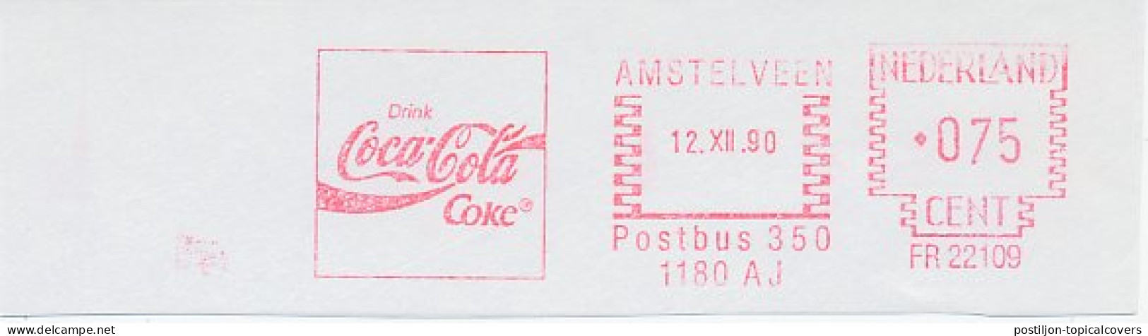 Meter Cut Netherlands 1990 Coca Cola - Autres & Non Classés