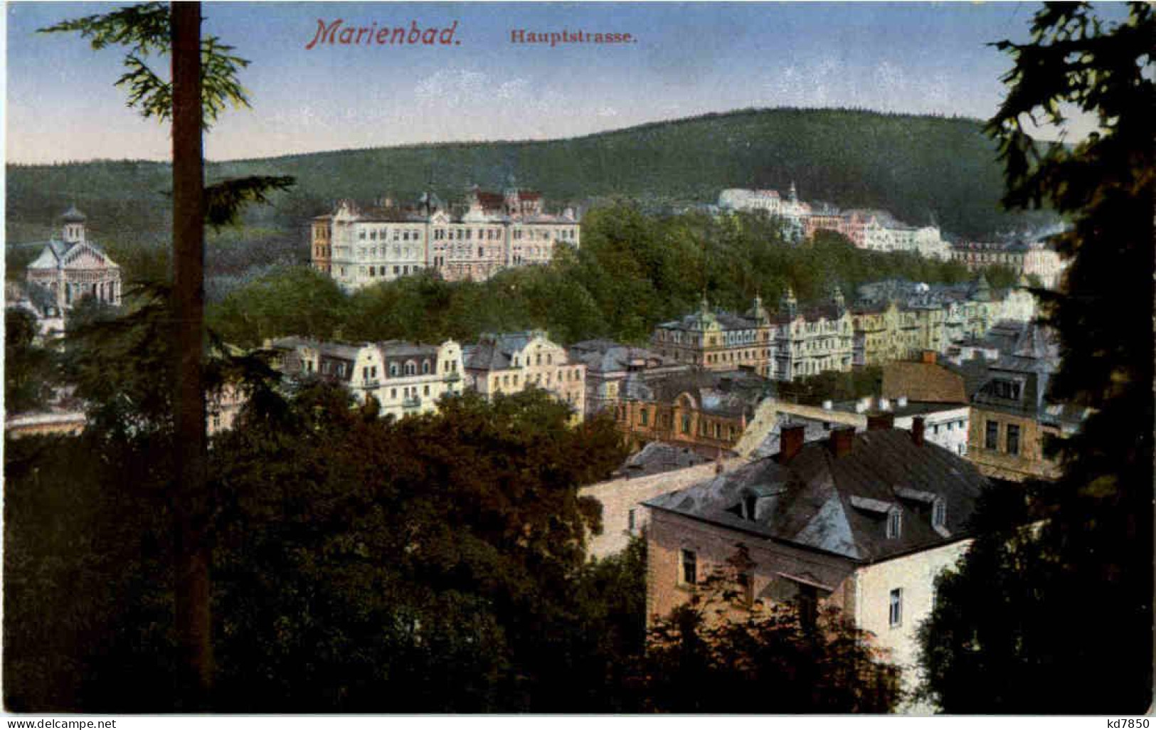Marienbad - Hauptstrasse - Bohemen En Moravië