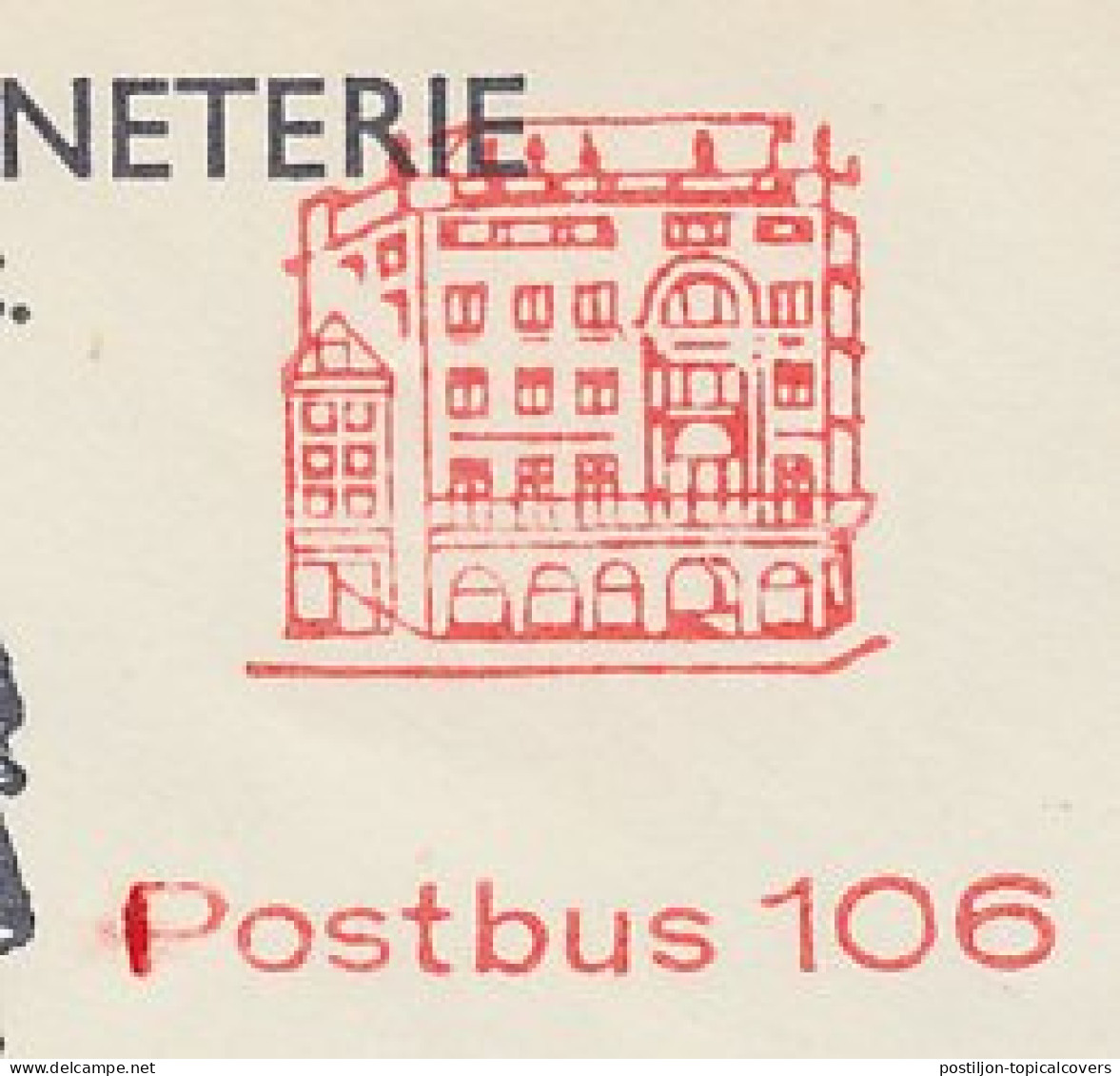 Meter Cover Netherlands 1963 Maison De Bonneterie - Amsterdam - Unclassified