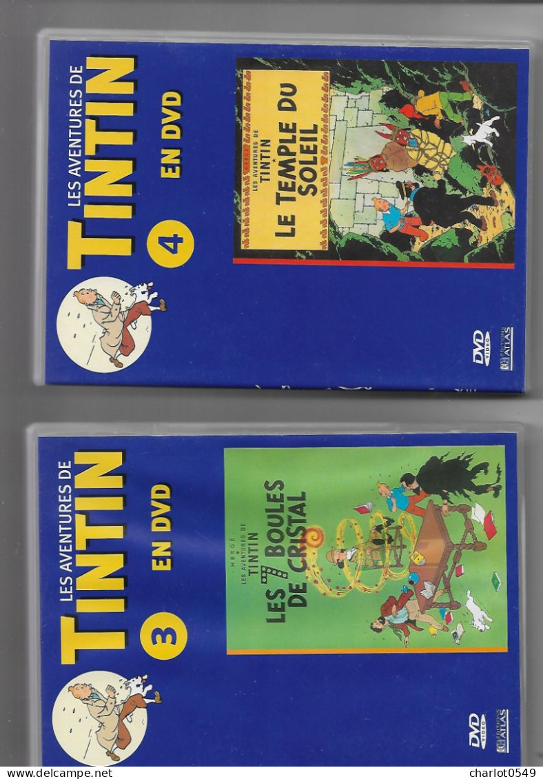 16 Dvd Les Aventures De Tintin - Collections, Lots & Séries