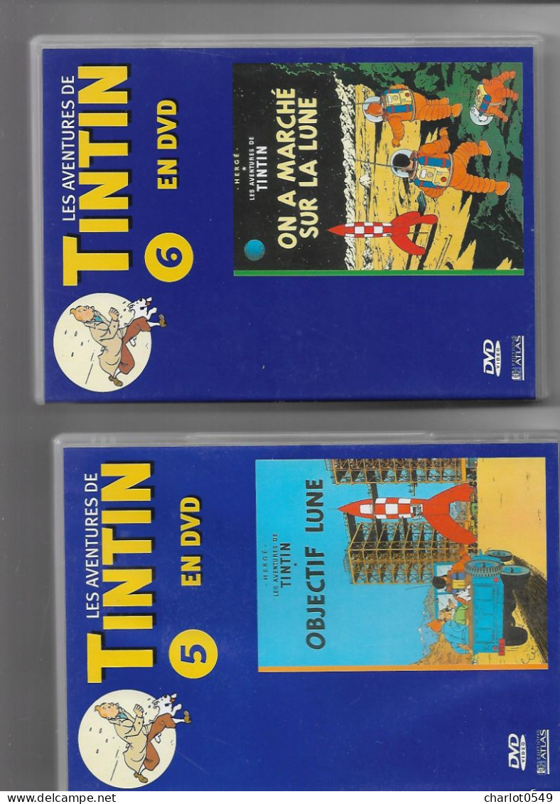 16 Dvd Les Aventures De Tintin - Collections, Lots & Séries