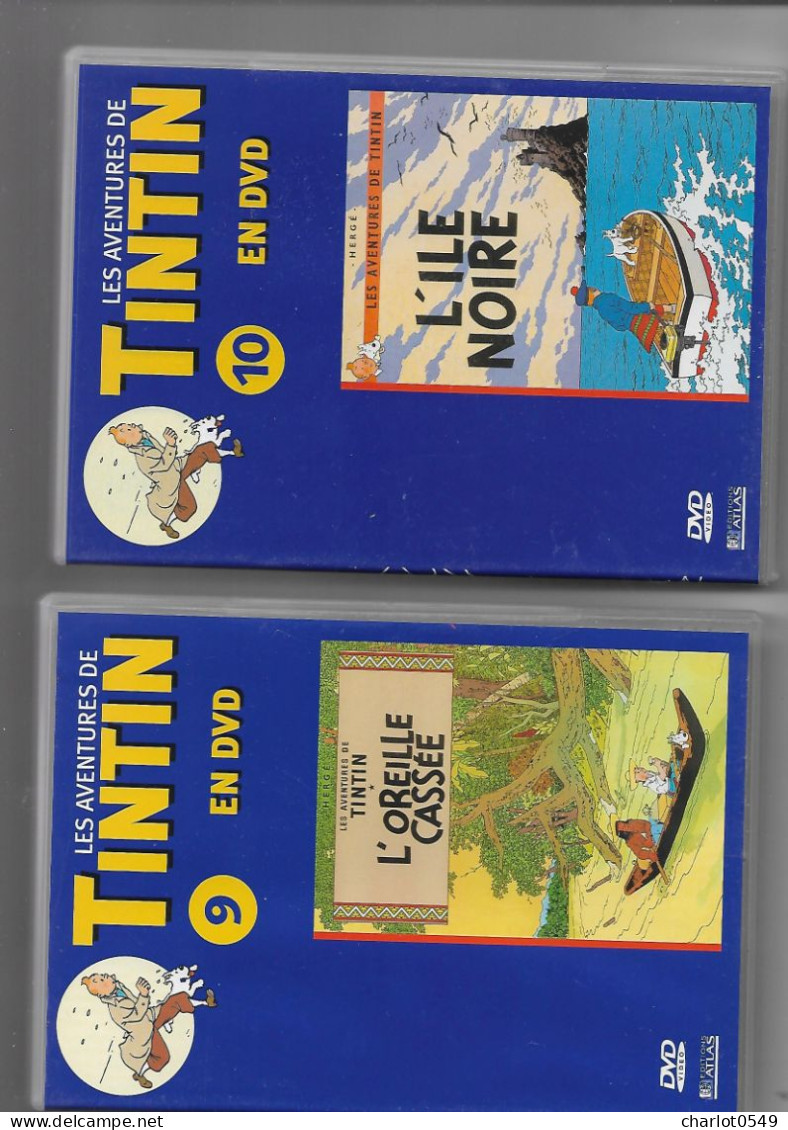 16 Dvd Les Aventures De Tintin - Konvolute