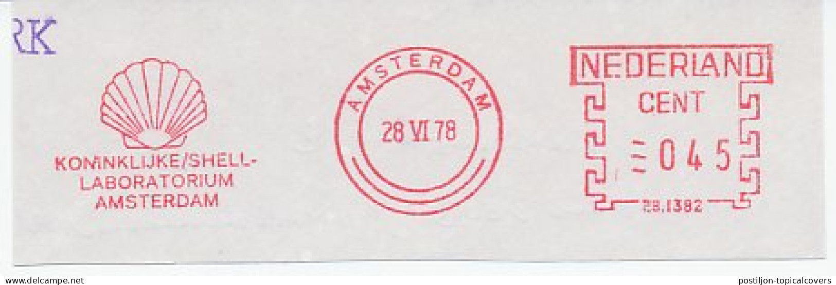 Meter Cut Netherlands 1978 Shell - Oil - Other & Unclassified