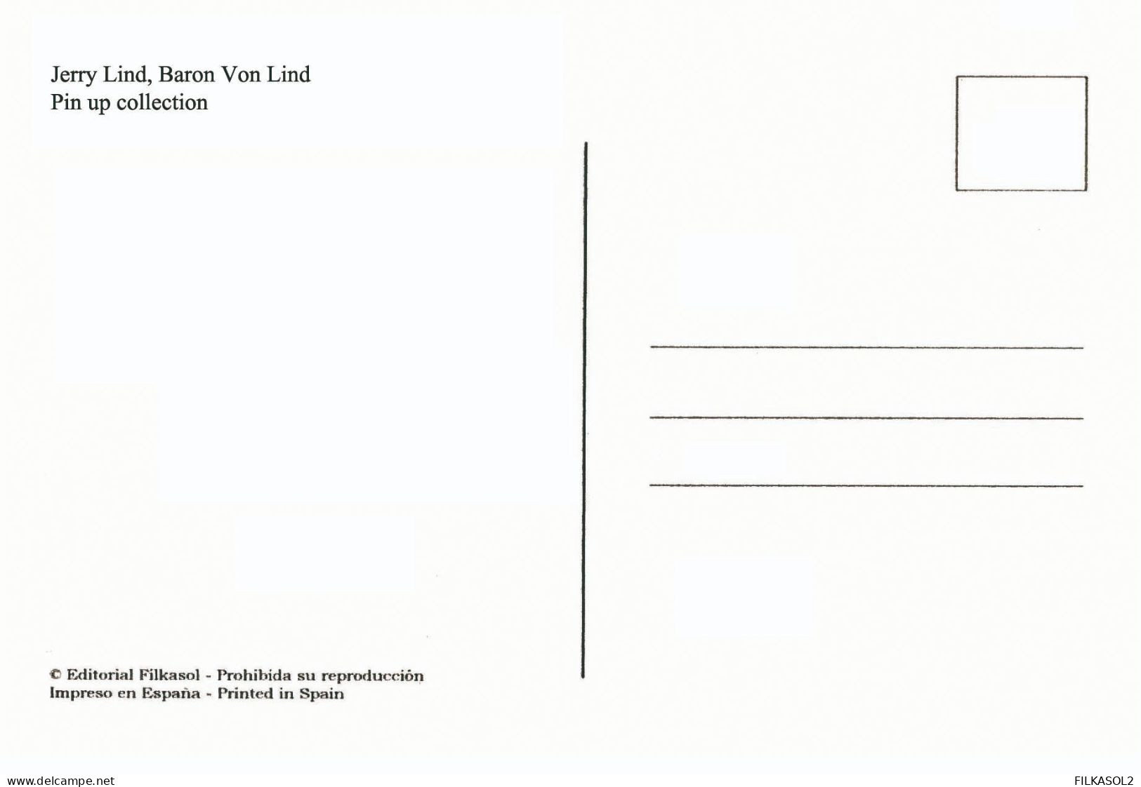 Baron Von Lind Pin Ups Carte Postale - Pin-Ups