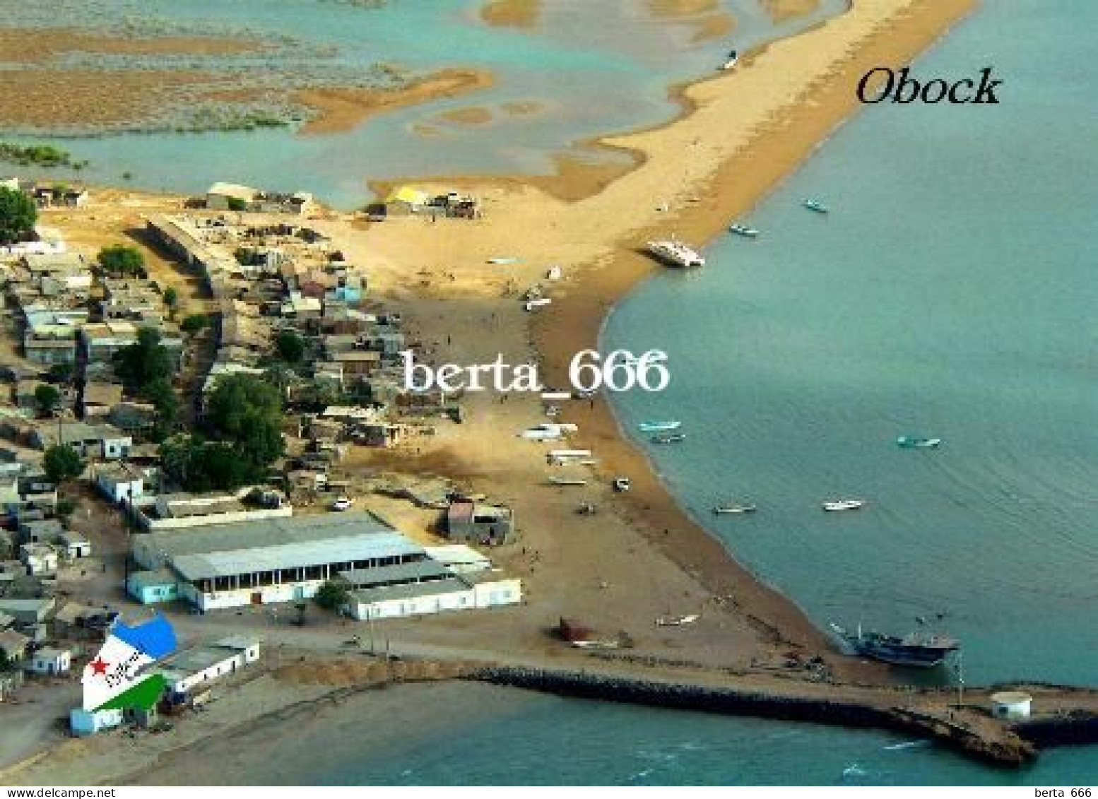 Djibouti Obock Aerial View New Postcard - Gibuti
