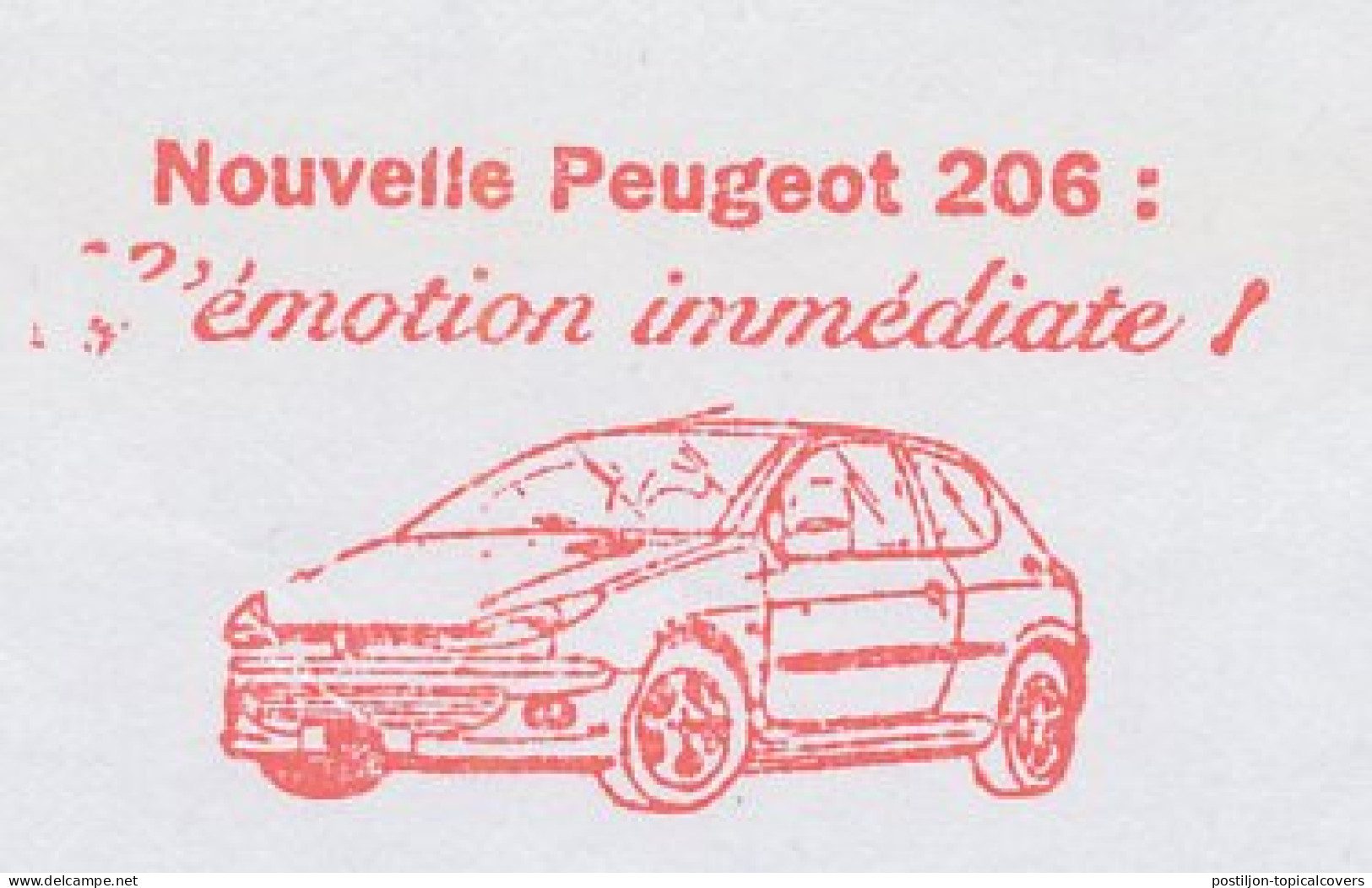 Meter Cover France 2003 Car - Peugeot 206 - Cars