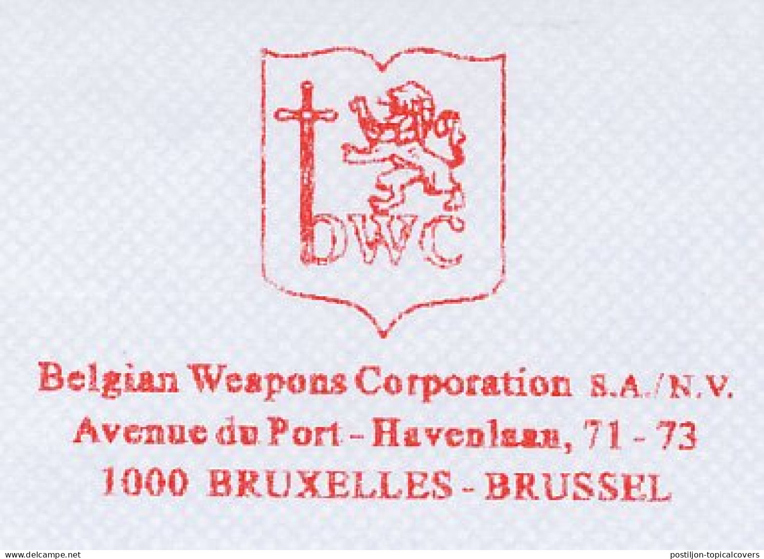 Meter Cut Belgium 2002 Weapons Corporation - Militares
